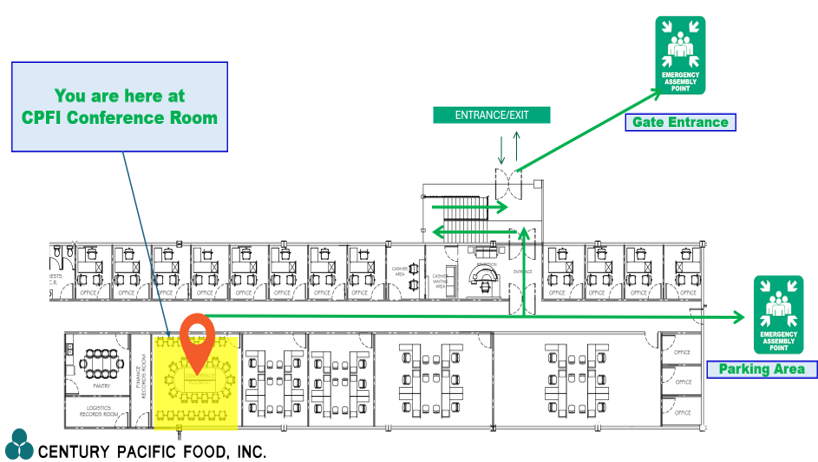 Tuna 3 Evacuation Diagram
